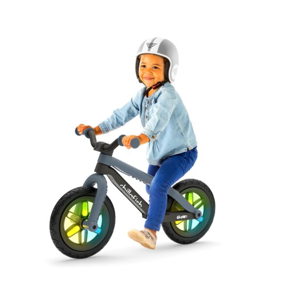Chillafish | Løbecykel BMXie GLOW - Antracit (2-5 år)