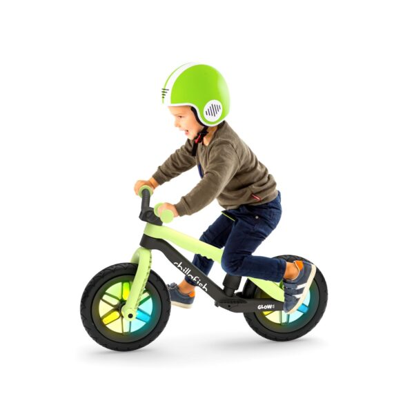 Chillafish | Løbecykel BMXie GLOW - Pistacie (2-5 år)