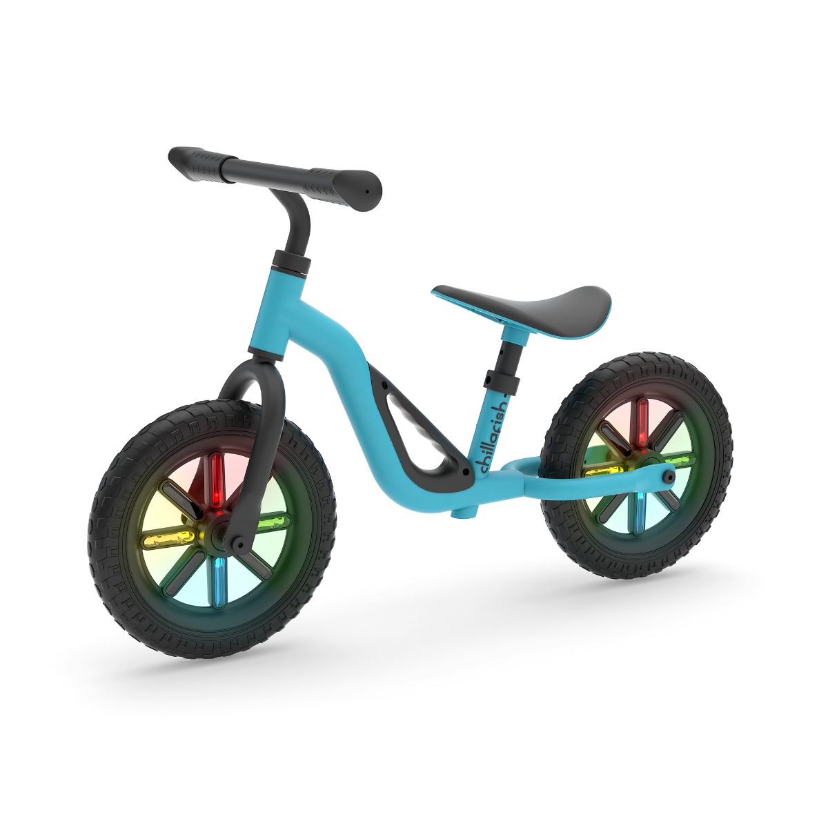 Chillafish | Løbecykel Charlie GLOW - Blå (18 mdr - 4 år)