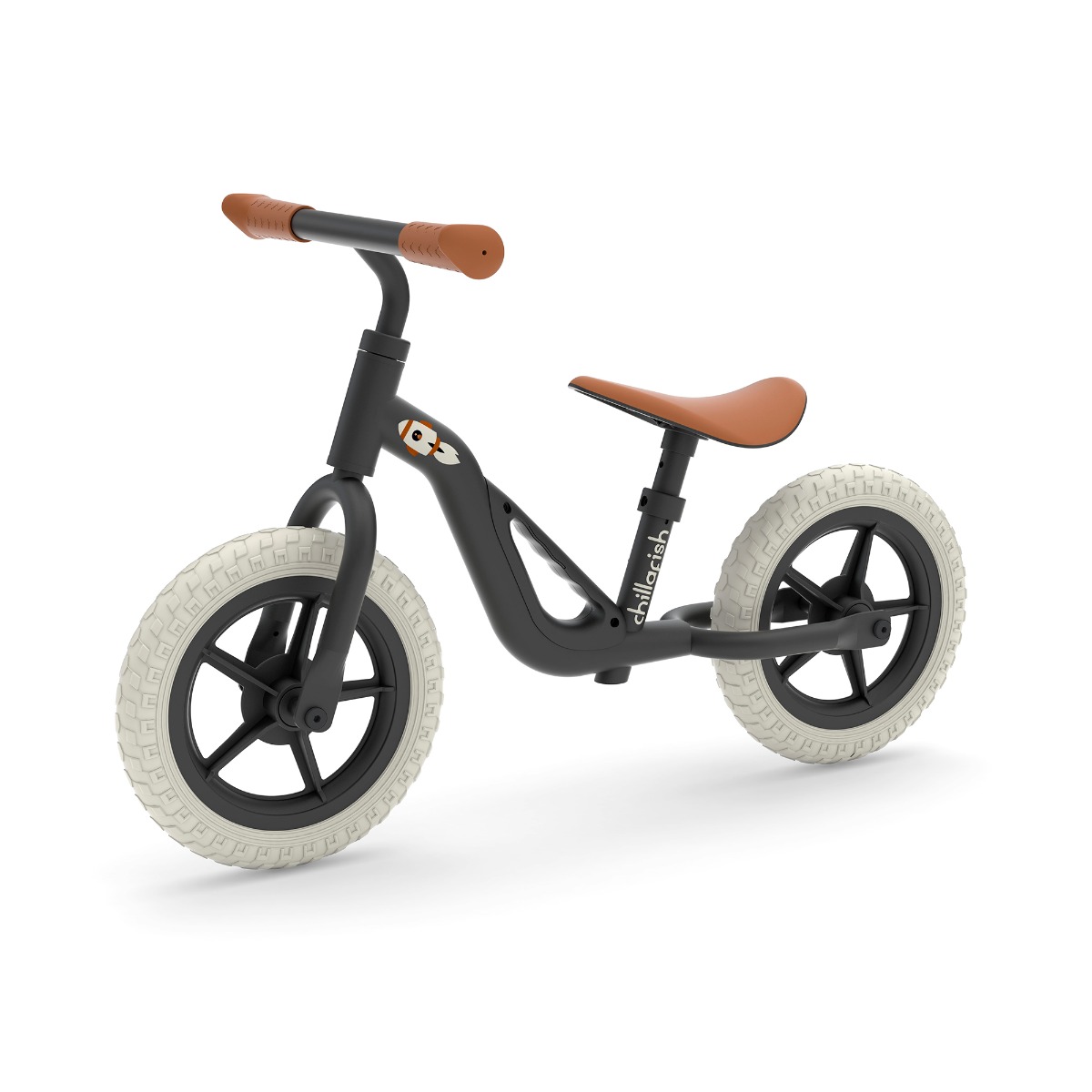 Chillafish | Løbecykel Charlie - Sort (18 mdr - 4 år)