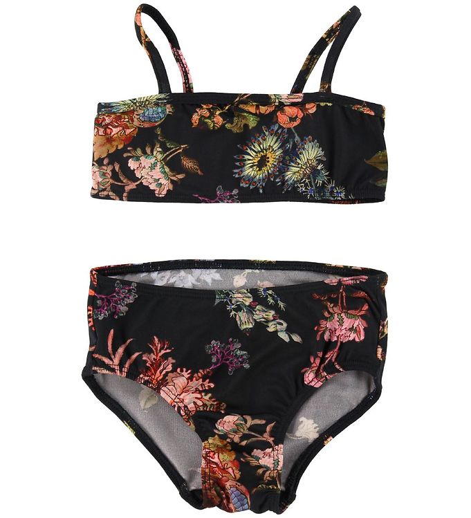 Christina Rohde Bikini - Sort m. Blomster Christina Rohde Bikini - Sort m. Blomster