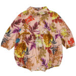 Christina Rohde Body l/æ - Støvet Rosa m. Blomster