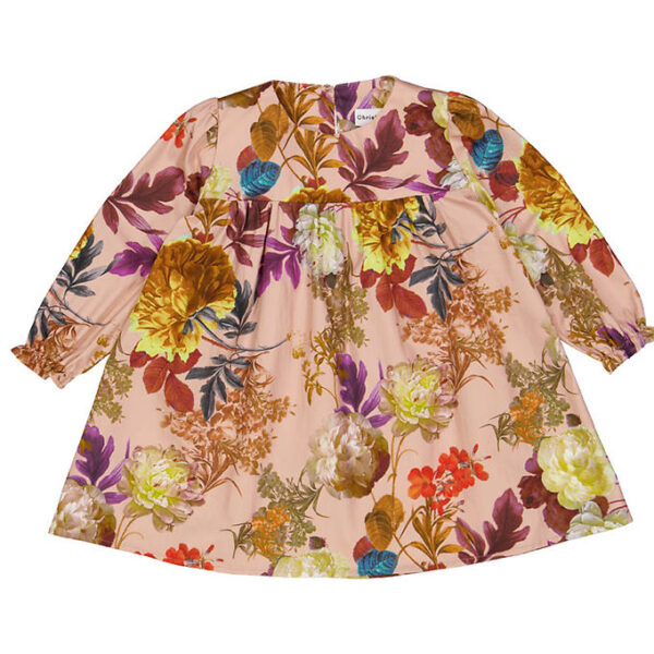 Christina Rohde Kjole - Dusty Rose m. Blomster