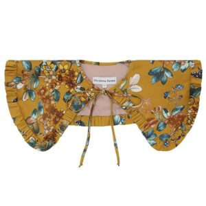 Christina Rohde Krave - Gul m. Blomster