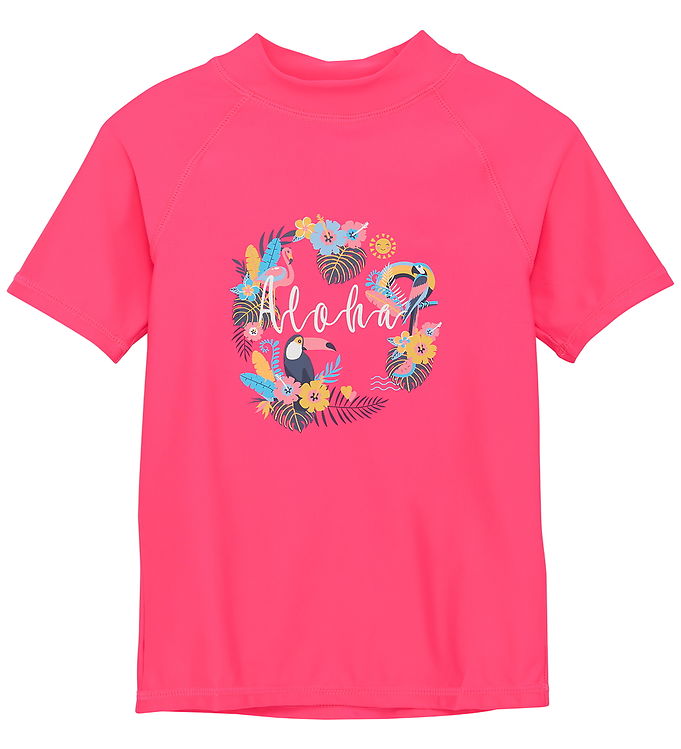 Color Kids Badebluse - UV60 - Knockout Pink Color Kids Badebluse - UV60 - Knockout Pink