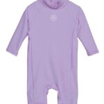 Color Kids Badeheldragt l/s - UV40+ - Lavender Mist