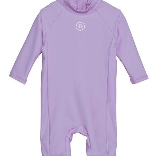 Color Kids Badeheldragt l/s - UV40+ - Lavender Mist
