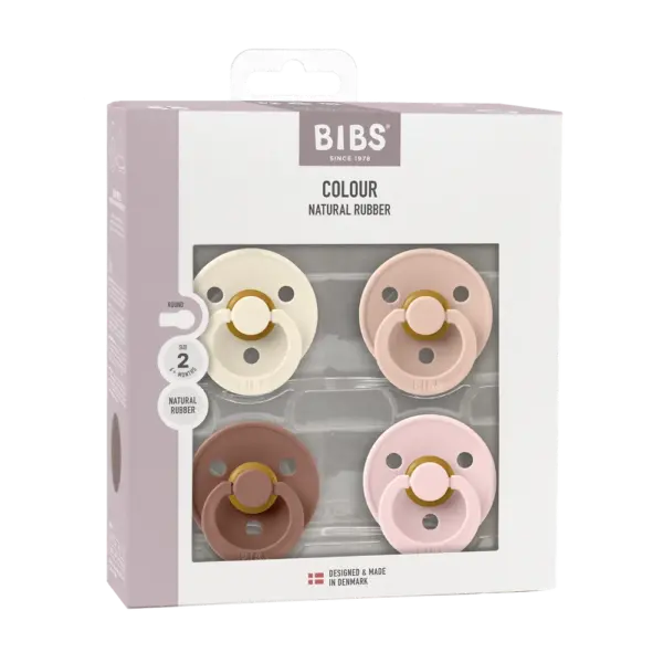 Colour 4 pk Latex str. 2 Ivory/Blush/Woodchuck/Blossom