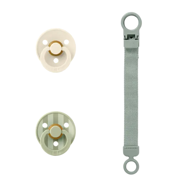 Colour Sut & Suttesnor Gavesæt Latex Str 1 - Sage Colour Sut & Suttesnor Gavesæt Latex Str 1 - Sage