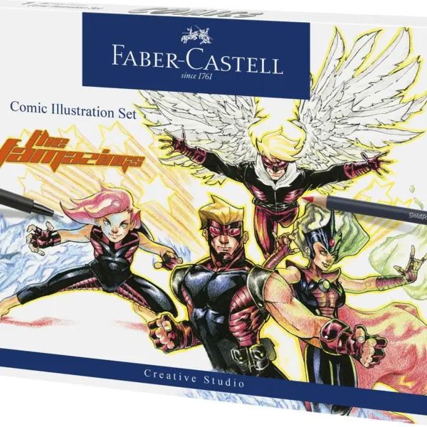 Comic Faber-Castell illustration set