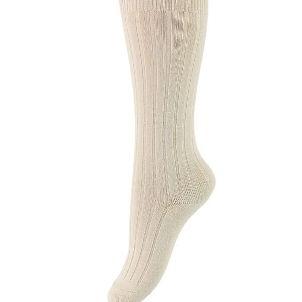 Condor Knæstrømper - Rib - Beige
