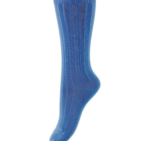 Condor Knæstrømper - Rib - Blå