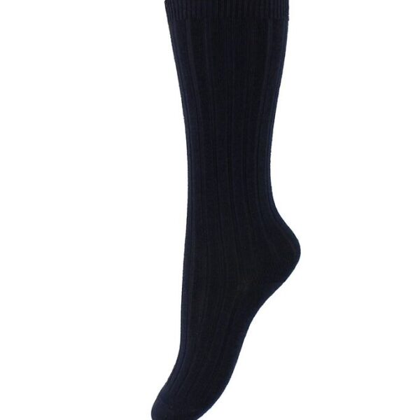 Condor Knæstrømper - Rib - Navy