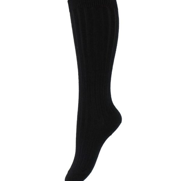 Condor Knæstrømper - Rib - Sort