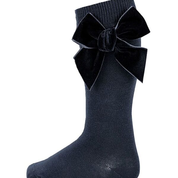 Condor Knæstrømper m. Sløjfe - Navy