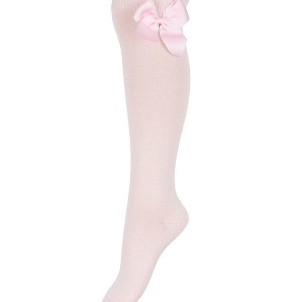 Condor Knæstrømper m. Sløjfe - Rosa Condor Knæstrømper m. Sløjfe - Rosa