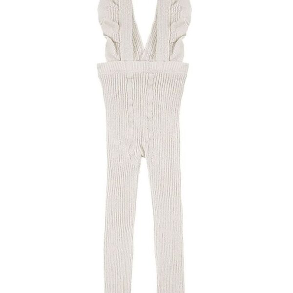 Condor Leggings m. Seler - Rib - Hvid