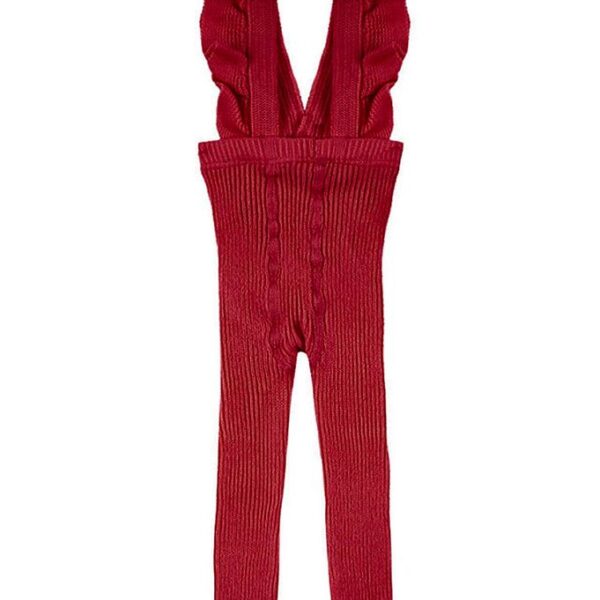 Condor Leggings m. Seler - Strik - Rib - Borgona