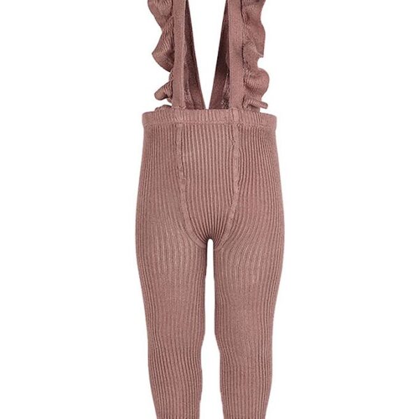 Condor Leggings m. Seler - Strik - Rib - Praline Condor Leggings m. Seler - Strik - Rib - Praline