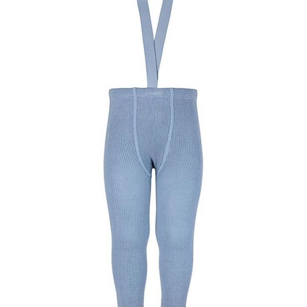 Condor Leggings m. Seler - Uld/Akryl - Bluish Condor Leggings m. Seler - Uld/Akryl - Bluish