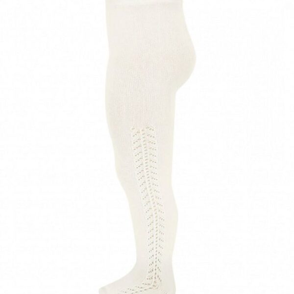Condor Strømpebukser - Creme m. Hulmønster