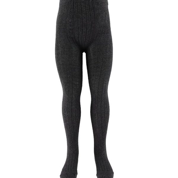 Condor Strømpebukser - Rib - Koksgrå Condor Strømpebukser - Rib - Koksgrå