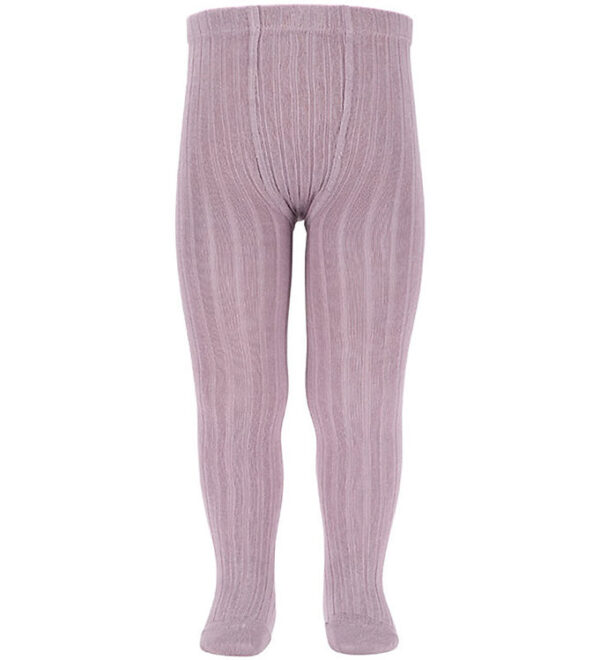 Condor Strømpebukser - Rib - Pearl