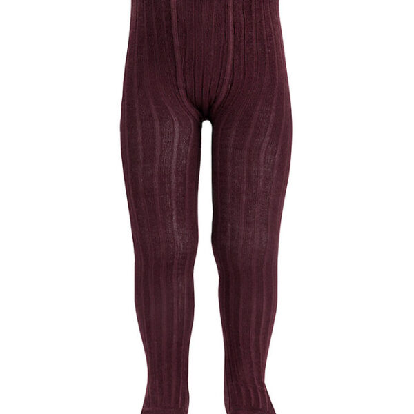 Condor Strømpebukser - Rib - Syrah