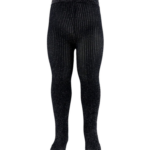 Condor Strømpebukser - Sort m. Glimmer