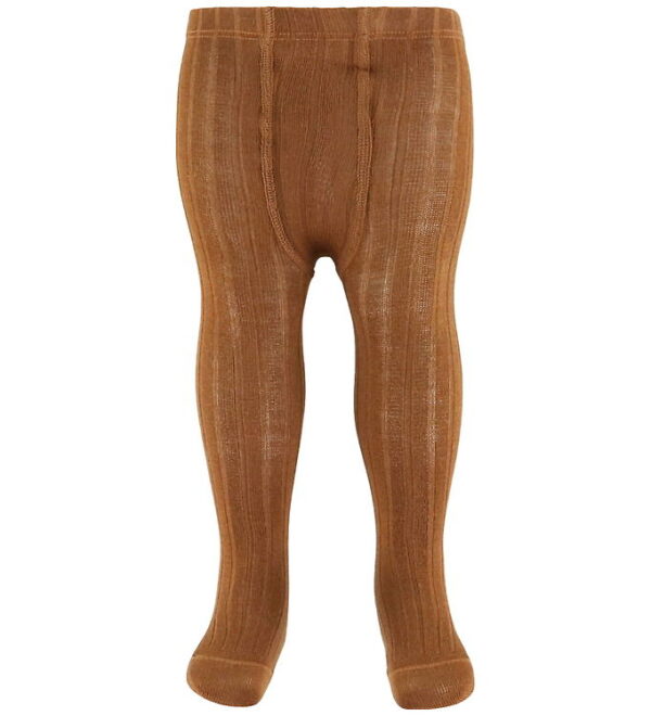 Condor Strømpebukser - Uld/Akryl - Cognac
