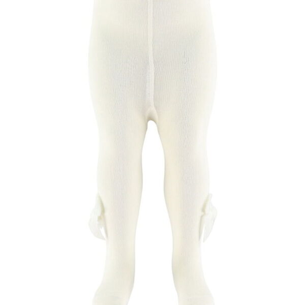 Condor Strømpebukser m. Veloursløjfe - Off White Condor Strømpebukser m. Veloursløjfe - Off White