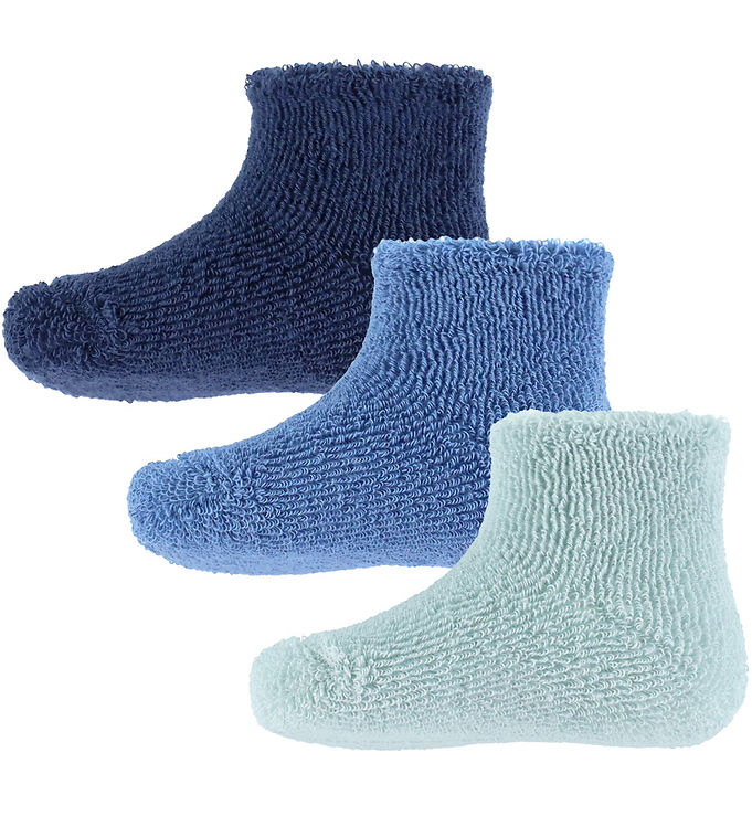 Condor Strømper - 3-pak - Frotté - Blue Tones Condor Strømper - 3-pak - Frotté - Blue Tones