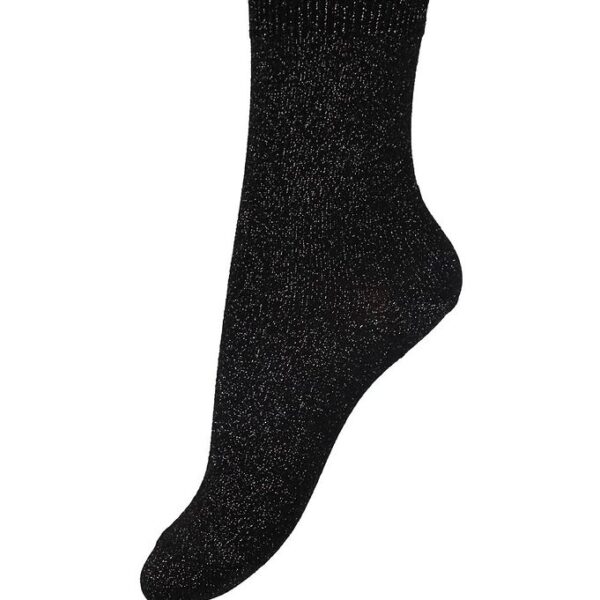 Condor Strømper - Viskose - Sort m. Glimmer Condor Strømper - Viskose - Sort m. Glimmer