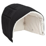 Copenhagen Colors Hætte til Lift/Barnevognspude - 2-i-1 - Sort