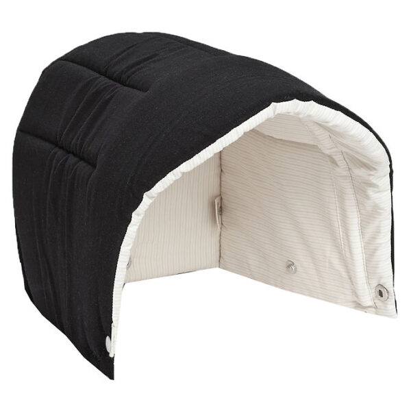 Copenhagen Colors Hætte til Lift/Barnevognspude - 2-i-1 - Sort