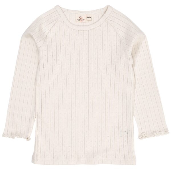 Copenhagen Colors Pointelle Bluse - Cream - 80 cm