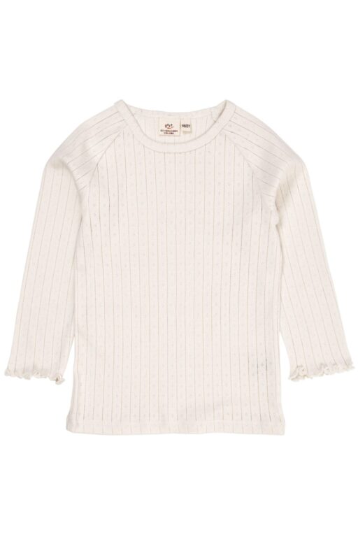 Copenhagen Colors Pointelle Bluse - Cream - 80 cm