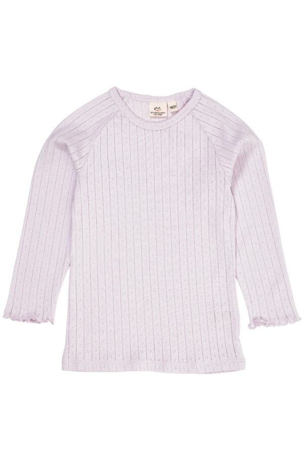 Copenhagen Colors Pointelle Bluse - Lavender - 80 cm