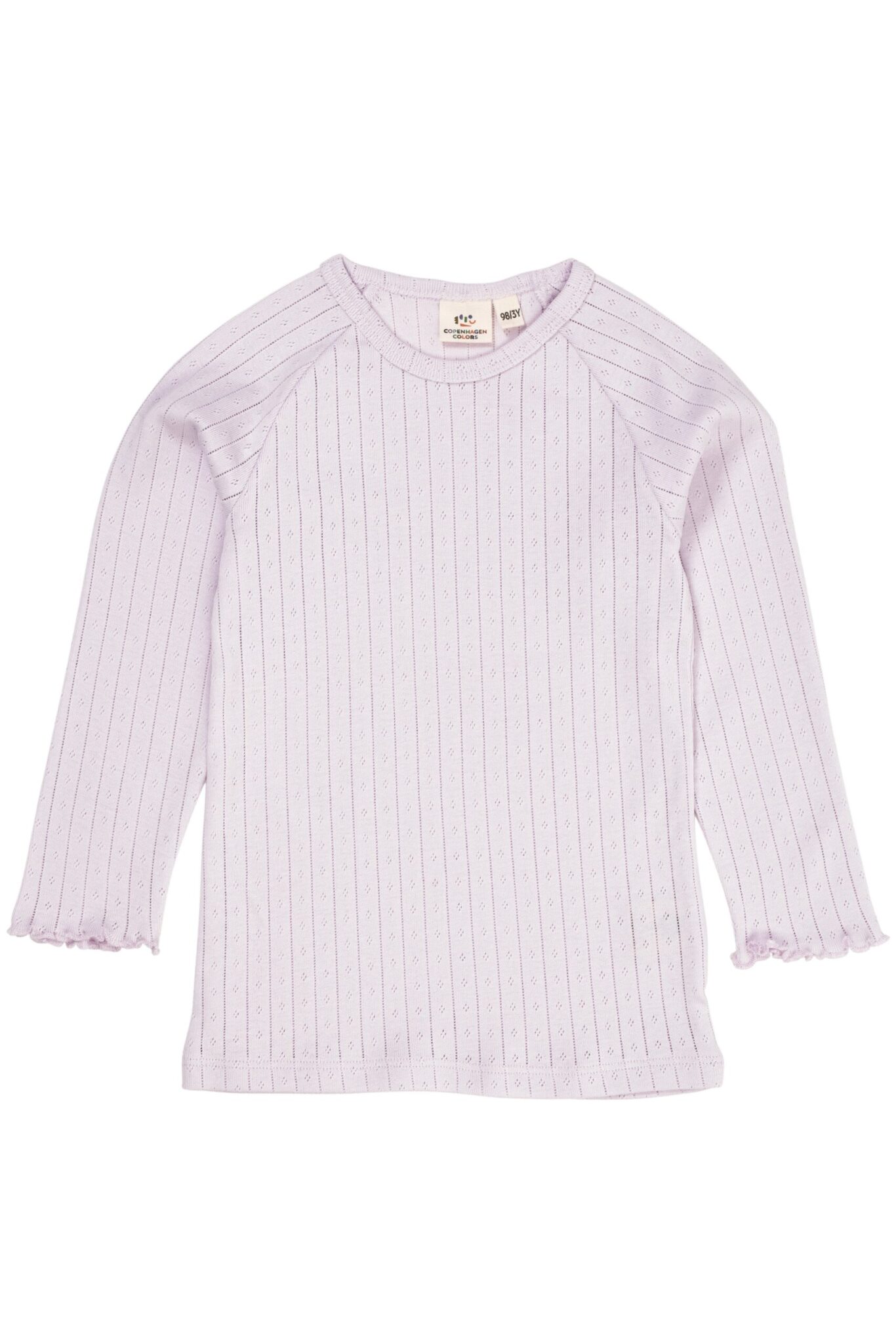 Copenhagen Colors Pointelle Bluse - Lavender - 80 cm