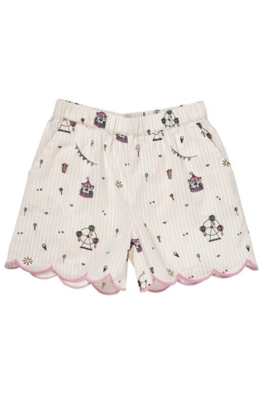 Copenhagen Colors Printet Shorts - Cream Tivoli Print - 80 cm Copenhagen Colors Printet Shorts - Cream Tivoli Print - 80 cm