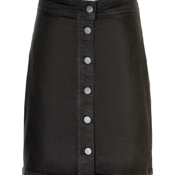 Cost:Bart Nederdel - Henriette - Sort Denim