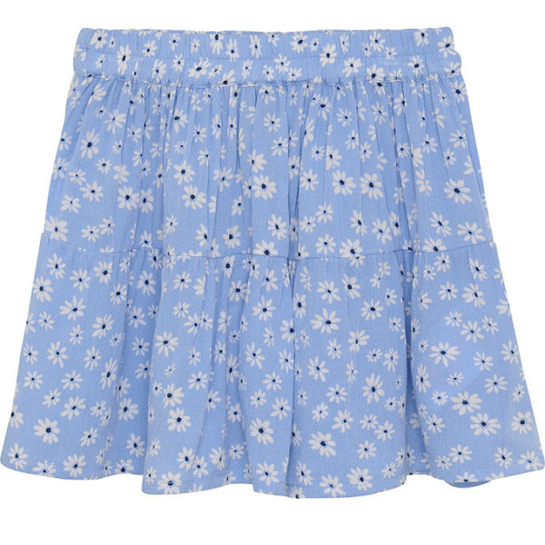 Creamie Nederdel - Flower Crepe - Bel Air Blue