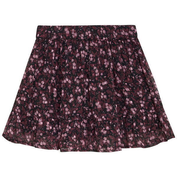 Creamie Nederdel - Flower Dobby - Sort