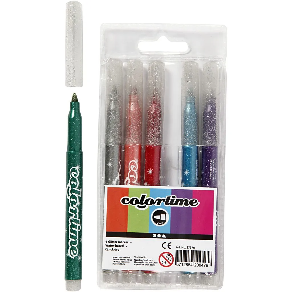Creativ Company | Glimmertusser 6 stk.
