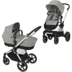 Cybex Klapvogn/Barnevogn - Eos Lux - 2-i-1 - Stone Grey