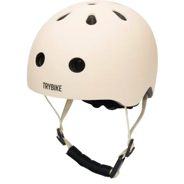 Cykelhjelm med retrolook - cremefarvet XS Cykelhjelm med retrolook - cremefarvet XS