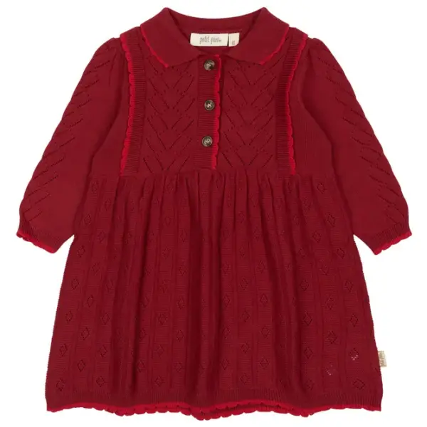 Daimi Strik Kjole - Biking Red - 86