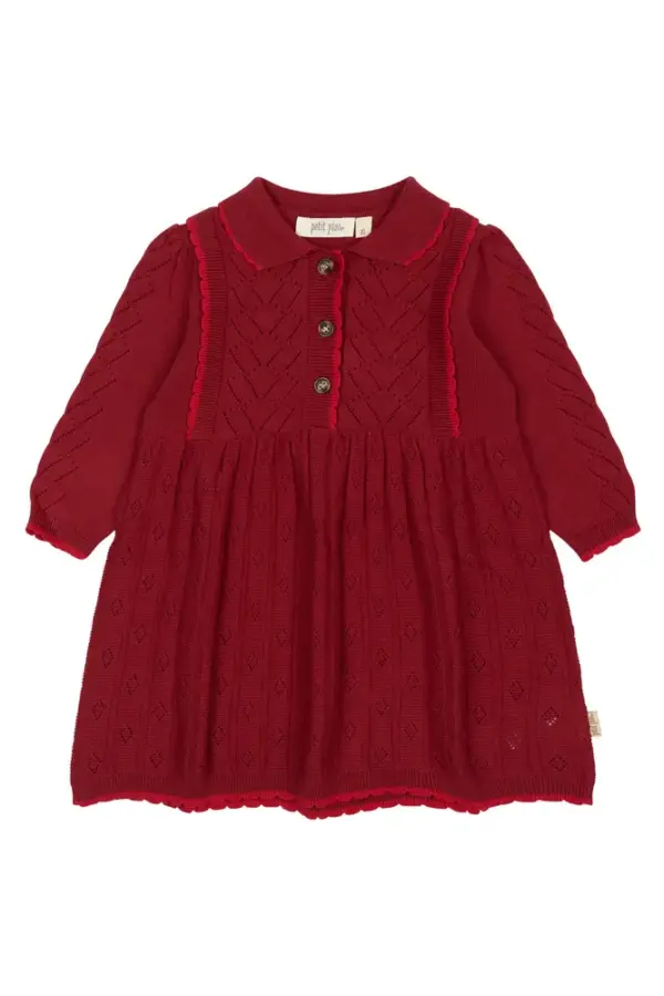 Daimi Strik Kjole - Biking Red - 86