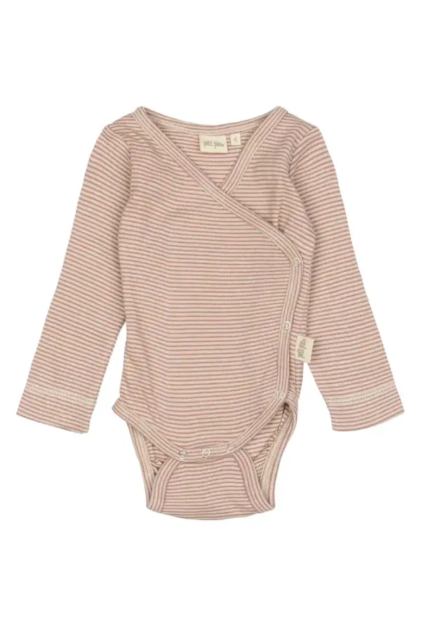 Dian Body Langærmet - Nostalgic Rose/Dark Off White - 74