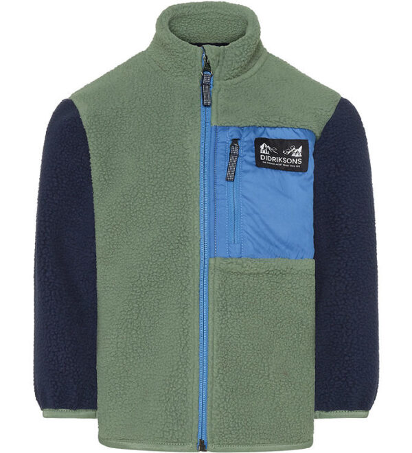 Didriksons Fleecejakke - Anten - Light Moss